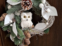 vánoční svícen ,,šiška k šišce,,