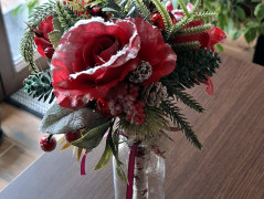 zimní kytička ,,růžová zima.. :)