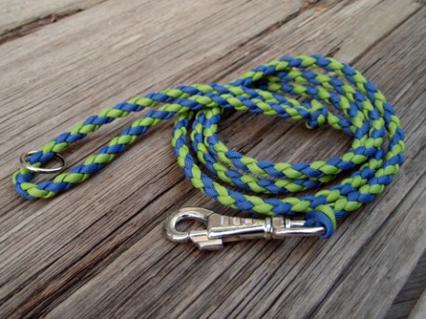 Vodítko pro psa PARACORD - zel-mod pes pejsek vodítko mazlíček paracord dog vodítko pro psa pletené vodítko pro psa 