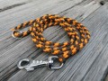 Vodítko pro psa PARACORD - oran-hne