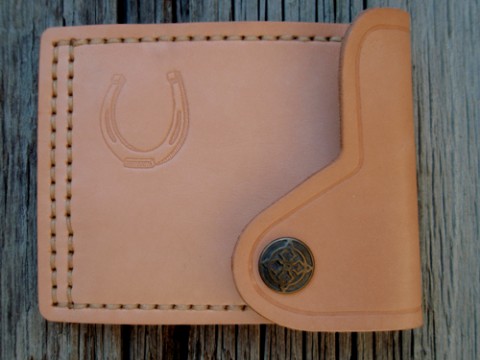 Dolarka - kožená, ručně šitá originální dárek kožený peněženka kůže dolarka 