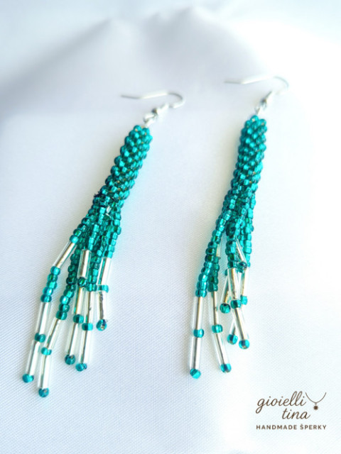 Náušnice vlnobití náušnice 