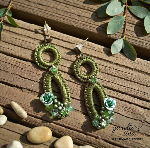 Náušnice lesní víla 