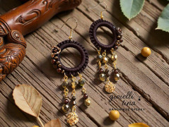 Náušnice lesní víla