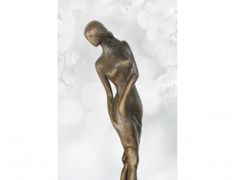 Tanečnice - bronzová socha,originál tanec kov originální moderní plastika socha kovová žena sochy dívka bronzová originál umění bronz postava tanečnice ženská tančící limitovaná edice 