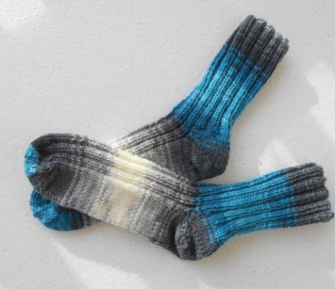 Ponožky délka chodidla 24 - 25,5 cm doplněk barevné pletené jemné ponožky teplé ruční práce na nohy na nožky 