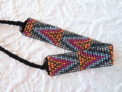 Pletený barevný šátek