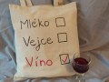 Látková taška na víno