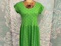 Dámské maxi šaty zelené