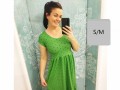 Dámské maxi šaty zelené