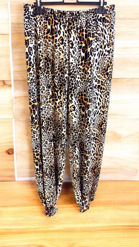 Dámské turky kalhoty Leopard 