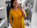 Dámské šaty hořčice L/XL