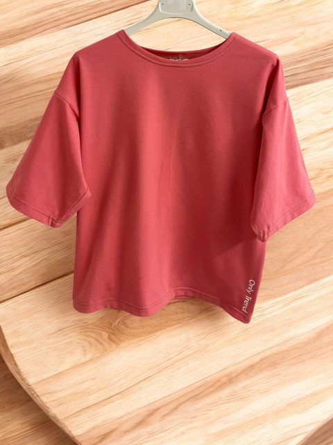 Dámské triko losos M/L,L/XL tunika halenka triko top černé tmavá 