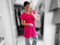 Dámské mušelinové šaty Pink S/M