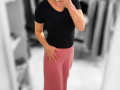 Dámské mušelin kalhoty pink S, M