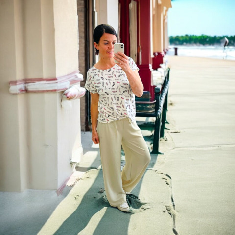 Dámské triko Pírka - S/M,M,L/XL tunika halenka triko top černé tmavá 