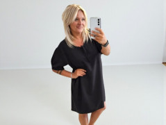 Dětské červené šaty 158/164