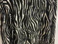 Dámské svetrové šaty zebra