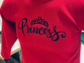 Dětské červené šaty Princess