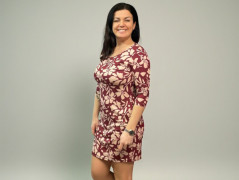 Dětské červené šaty 158/164