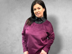 Dámské černé triko dl.rukáv