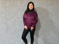 Dámské černé triko dl.rukáv