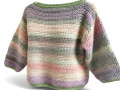 Ručně pletený svetr Duha - XS/S