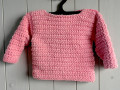 Dětský pletený svetr růžový - 86