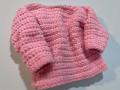 Dětský pletený svetr růžový - 86