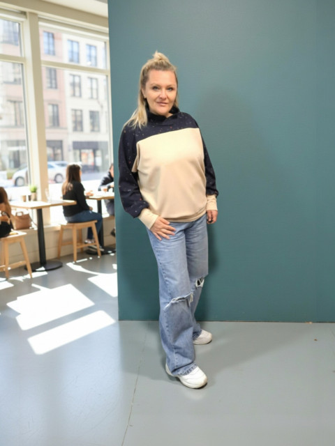 Dámská mikina do pasu - M/L 