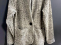 Dámský kabátek šedý melír-M/L