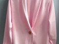 Dámské růžové sako - S/M