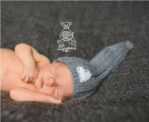 čepička na focení dárek čepice čepička miminko dětské pletená pro děti na focení newborn bonetka 