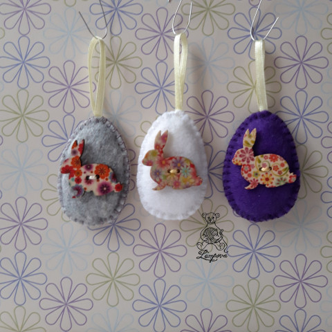 vajíčko dekorace šití ozdoba velikonoční filc vajíčko plst ruční práce velikonce 