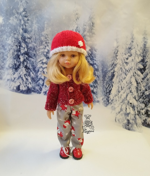 čepička panenka halenka čepička svetr tričko klobouček šatičky svetřík botičky oblečky sukénka pro panenky doplnky paola reina 