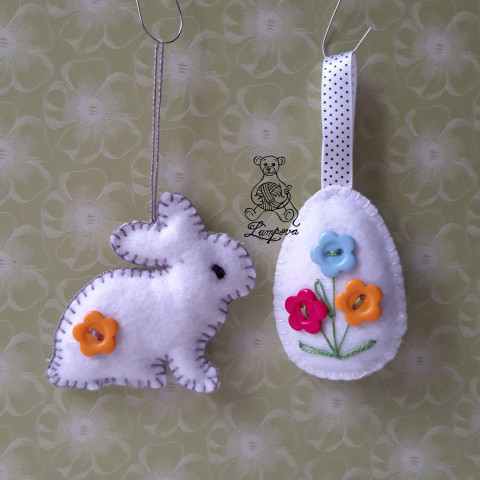 velikonoční vajíčko dekorace šití ozdoba velikonoční filc vajíčko plst ruční práce velikonce 