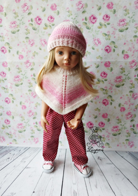 kalhoty pro panenku Gotz dárek děti panenka halenka sukně šaty oblečení knoflík kalhoty šatičky sukénka ruční práce pro panenky doplnek gotz 