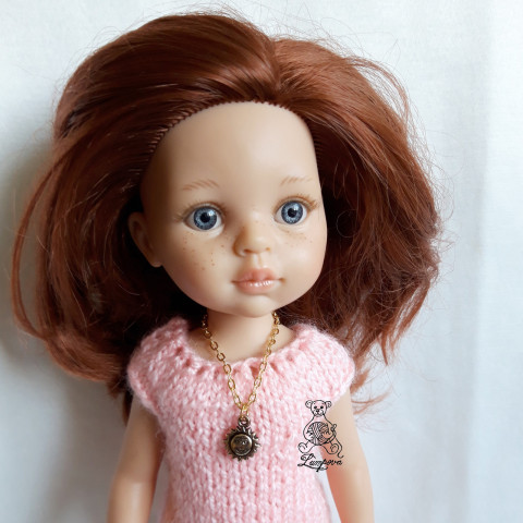 Náhrdelník pro panenku Paolka náhrdelník dárek děti panenka halenka čepička přívěšek oblečení bižuterie kalhoty tričko klobouček oblečky doplňek sukénka pro panenky paola reina gotz 