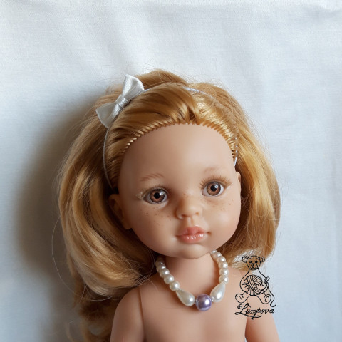 náhrdelník z korálků náhrdelník dárek děti panenka halenka čepička přívěšek oblečení bižuterie kalhoty tričko klobouček oblečky doplňek sukénka pro panenky paola reina gotz 