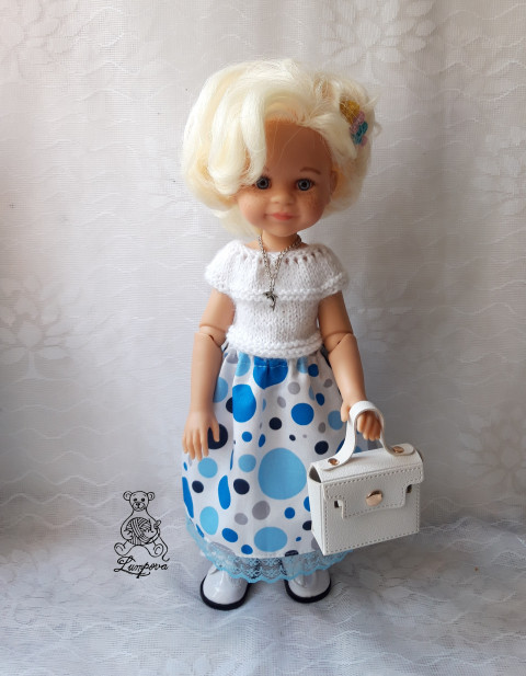 Náhrdelník pro panenku Paolka náhrdelník dárek děti panenka halenka čepička přívěšek oblečení bižuterie kalhoty tričko klobouček oblečky doplňek sukénka pro panenky gotz 