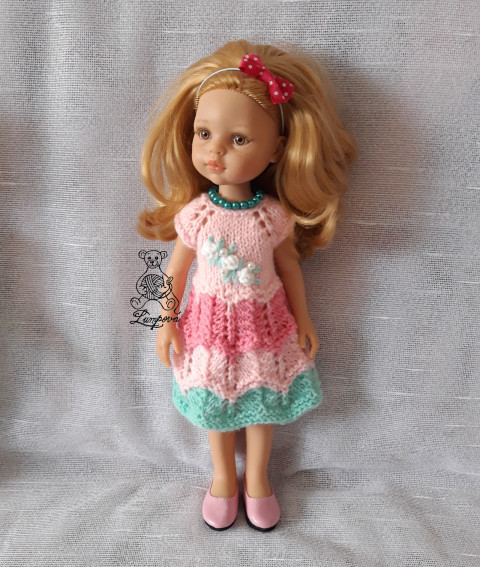 Náhrdelník pro panenku Paolka náhrdelník dárek děti panenka halenka čepička přívěšek oblečení bižuterie kalhoty tričko klobouček oblečky doplňek sukénka pro panenky paola reina gotz 