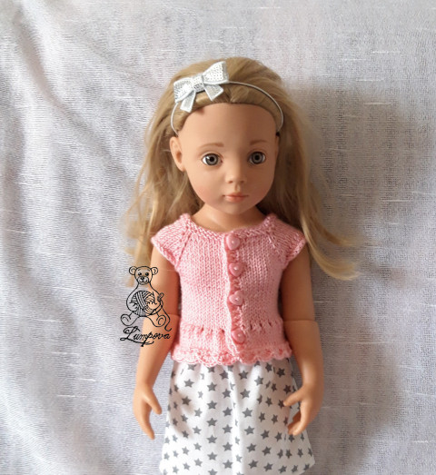 čelenka pro Gotz náhrdelník dárek děti panenka halenka čepička přívěšek květ oblečení čelenka gumička bižuterie kalhoty tričko klobouček oblečky doplňek sukénka do vlasů pro panenky paola reina gotz 