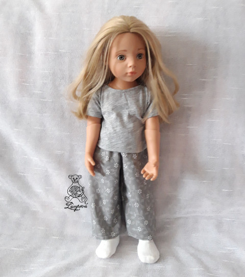 kalhoty pro panenku Gotz dárek děti panenka halenka sukně šaty oblečení knoflík kalhoty šatičky sukénka ruční práce pro panenky doplnek gotz 