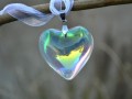 náhrdelník - srdce z ledu