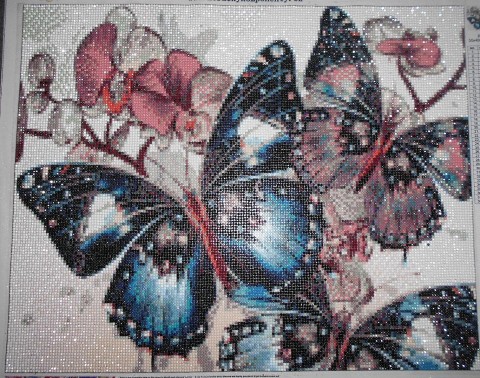 Motýli mozaikový obraz ---------------- 
