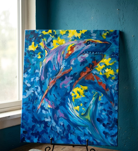 Jsem hladový od Floydled Art zvíře moře příroda přírodní mořský zvířecí zvířata oceán žralok film dravec fauna čelisti žraloci floydled floydled art filmy predátor 