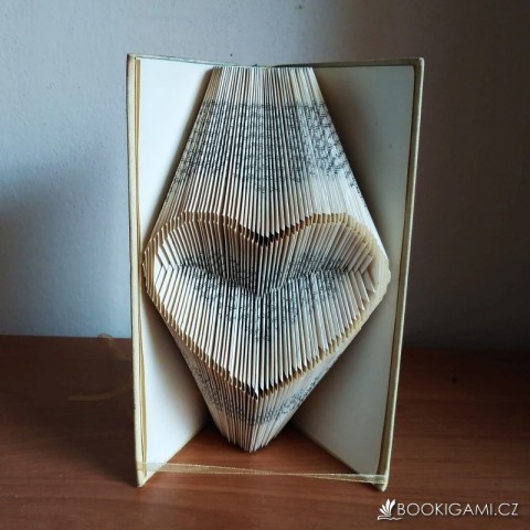 Otevřené srdce - skládaná kniha 