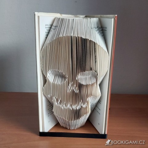 Lebka - skládaná kniha 
