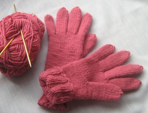 Prstové rukavice pletené rukavice prstové aplikac 