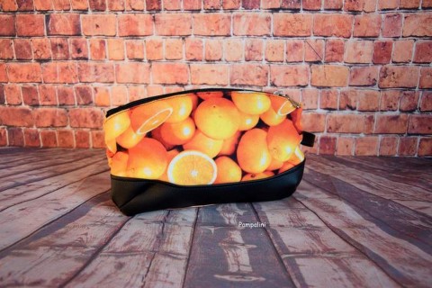 Hranatá taštička - Pomeranče taštička etue 